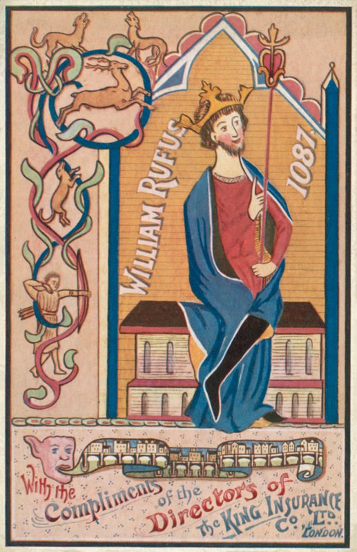 William Rufus (värilitografia) tekijältä English School