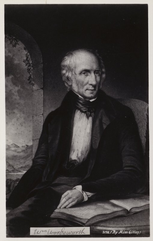 William Wordsworth (1770-1850), englantilainen runoilija (litografia) tekijältä English School