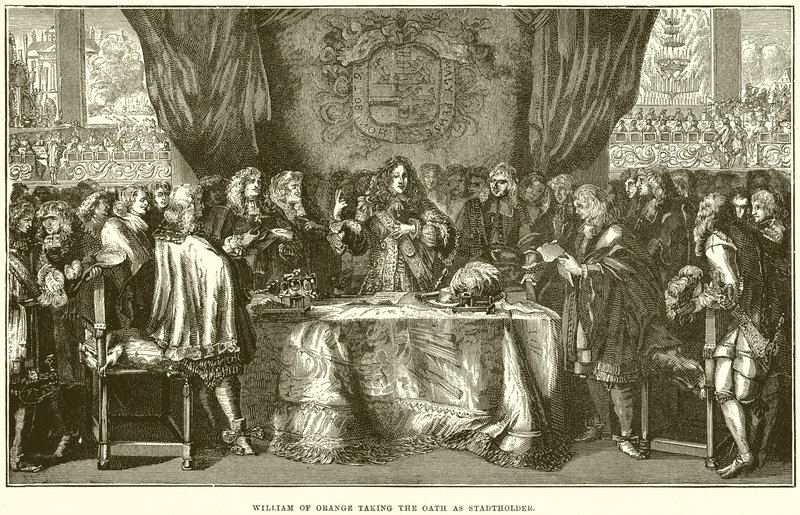 William of Orange vannoi valan kaupunginhaltijana tekijältä English School