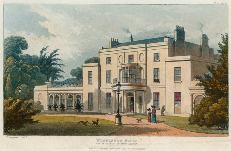 Wimbledon House, rouva Marriottin asuinpaikka tekijältä English School