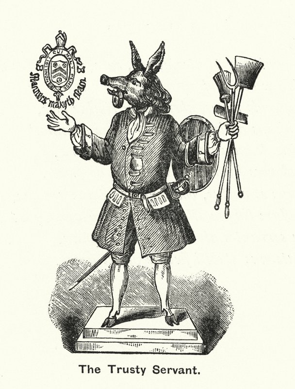Winchester College: The Trusty Servant (kaiverrus) tekijältä English School