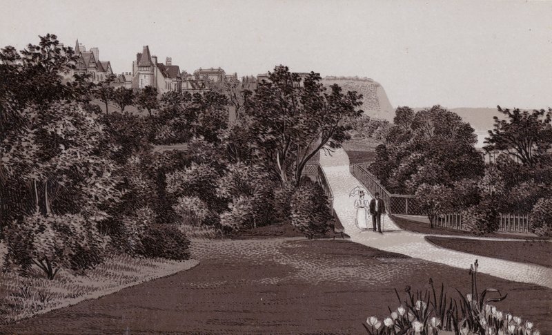 Windsor Gardens, Penarth (litho) tekijältä English School