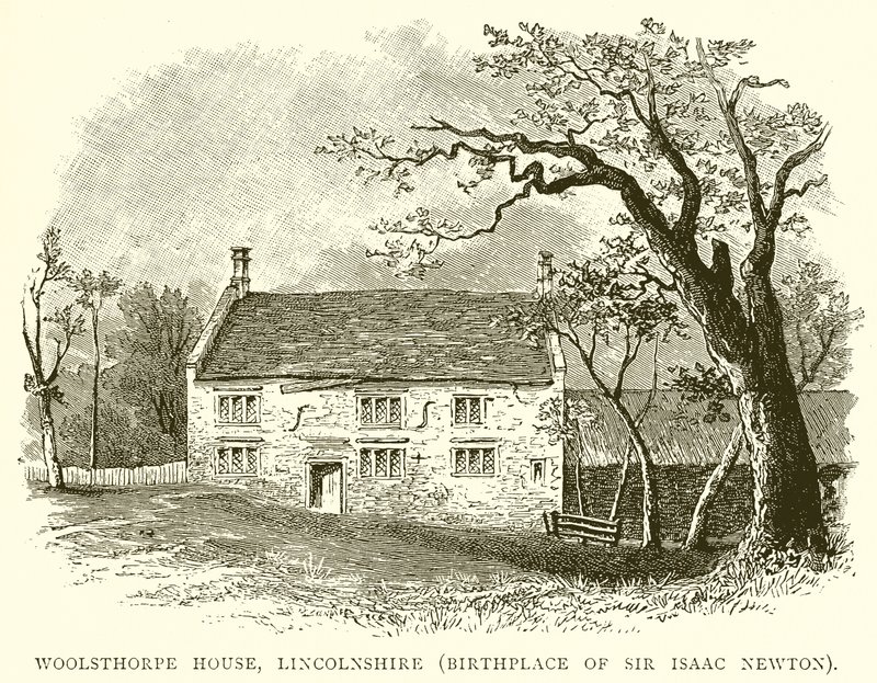 Woolsthorpe House, Lincolnshire (Sir Isaac Newtonin syntymäpaikka) tekijältä English School