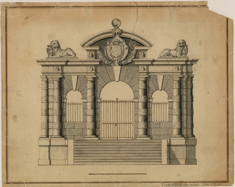 York Stairs, Inigo Jones, n. 1626 tekijältä English School