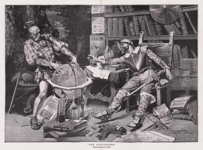 "The Buccaneers" (kaiverrus) tekijältä Enrique Serra