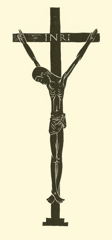 Krusifiksi tekijältä Eric Gill