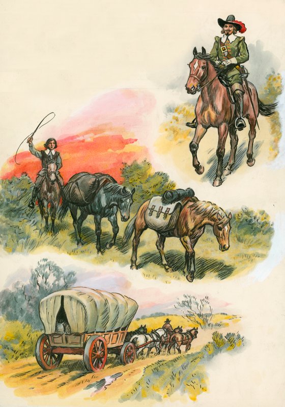 Hevoset tekijältä Eric Parker