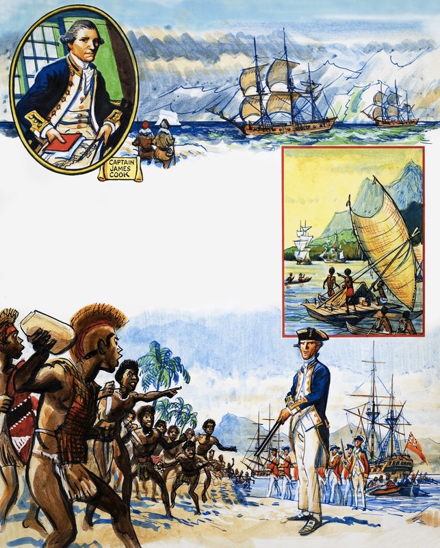 Brittiläisen merimiehen leikekirja: Matkailijan matkat: Voyages of Discovery tekijältä Eric Parker
