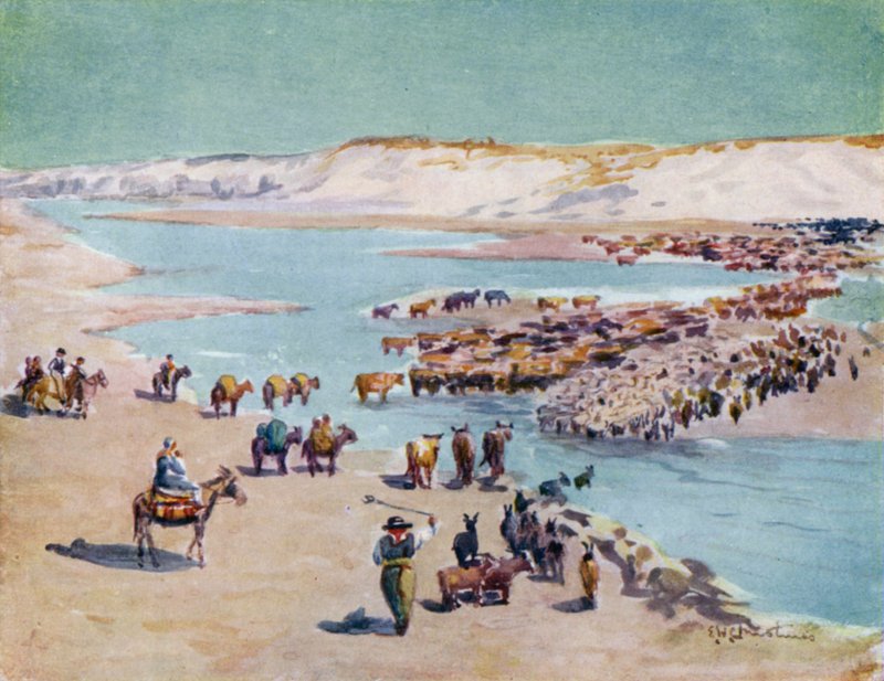 Chilenolaiset vaeltavat rajan yli tekijältä Ernest William Christmas