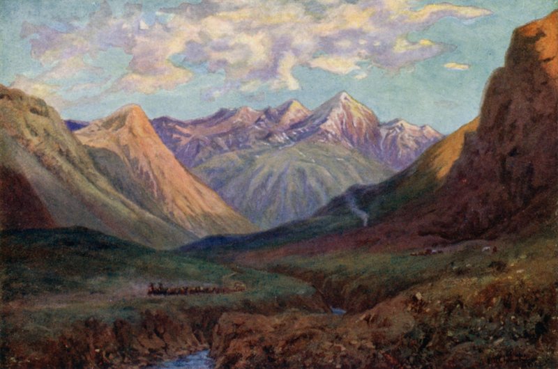 Muulitiimi lähtee Puente del Incasta tekijältä Ernest William Christmas