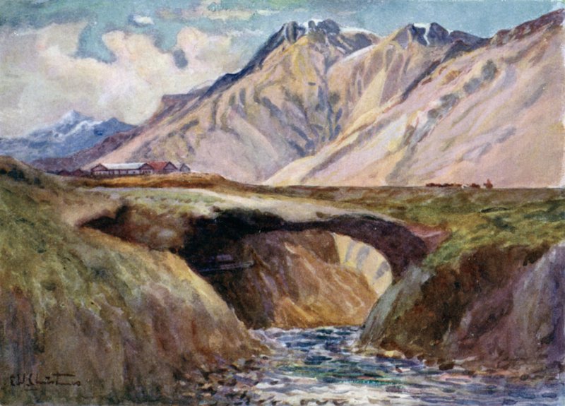 Puente del Inca, kuuluisa luonnonsilta tekijältä Ernest William Christmas