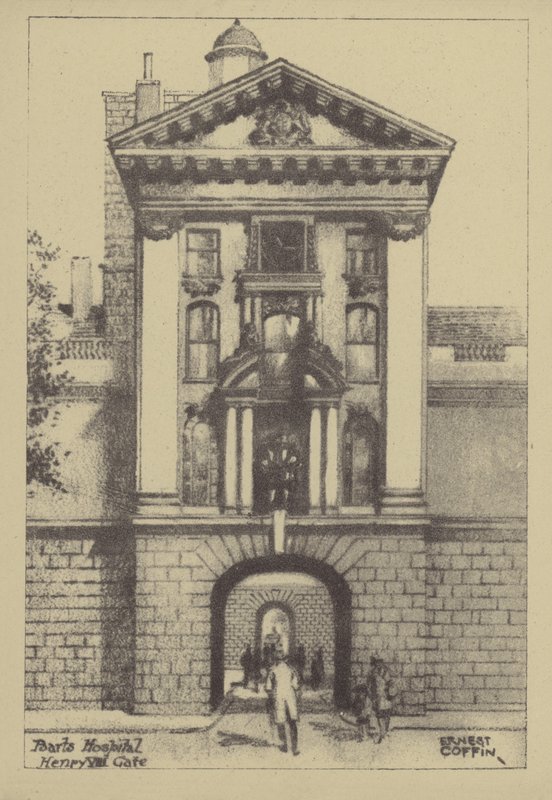 Bartsin sairaala, Henry VIII Gate tekijältä Ernest Coffin