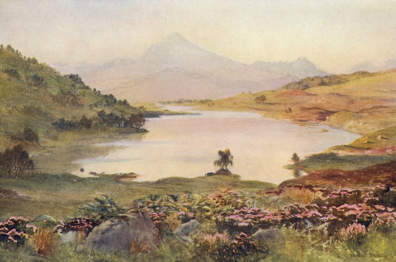 Loch Poulary (värilitro) tekijältä Ernest Edward Briggs