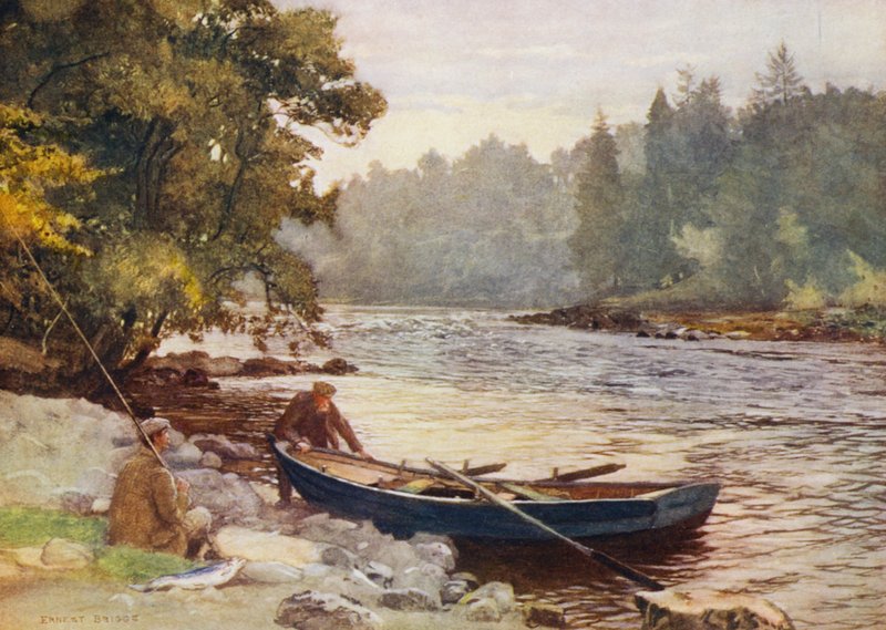Tay Stobhallin alapuolella (värilitro) tekijältä Ernest Edward Briggs