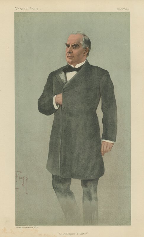 William McKinley (värilitografia) tekijältä Ernest Flagg