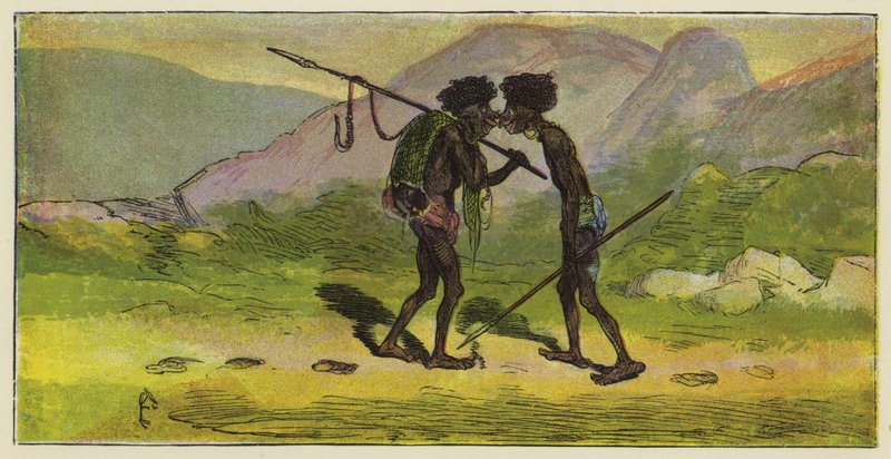 Ashanti tervehdys tekijältä Ernest Henry Griset