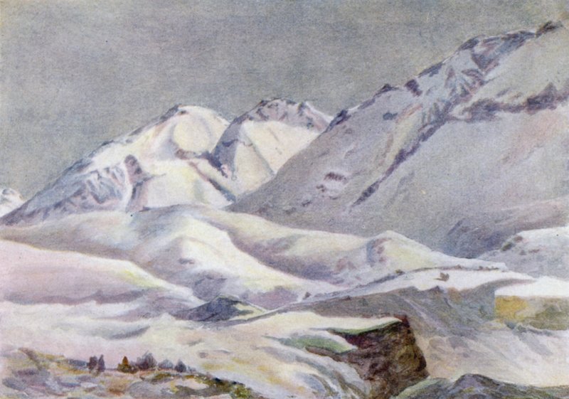 Sierra Navarro, alkaen Hotel Puente del Inca tekijältä Ernest William Christmas