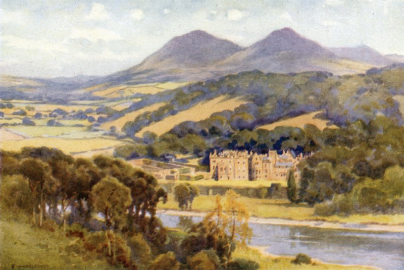 Abbotsford (väri litho) tekijältä Ernest William Haslehust