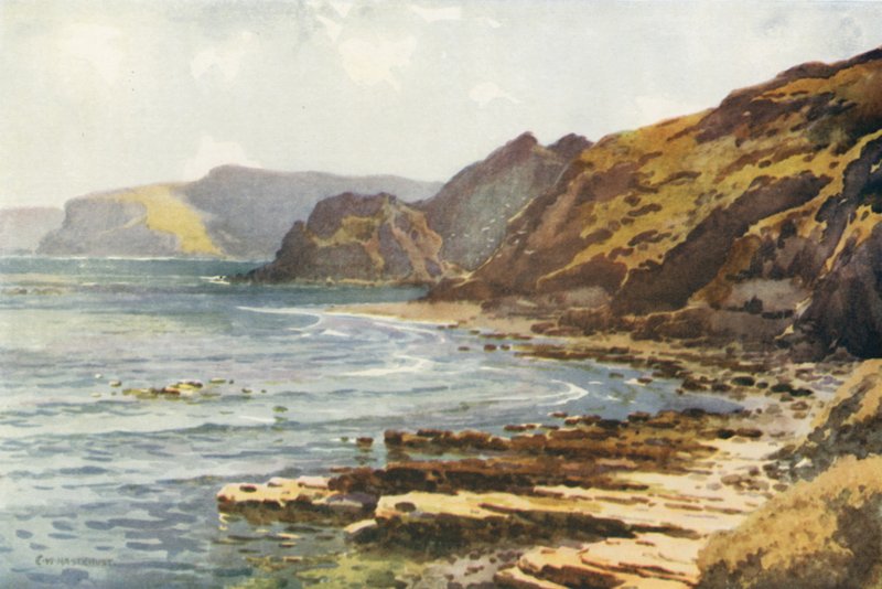 Carnelian Bay (väri litho) tekijältä Ernest William Haslehust