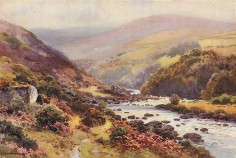 Dartmeet (väri litho) tekijältä Ernest William Haslehust