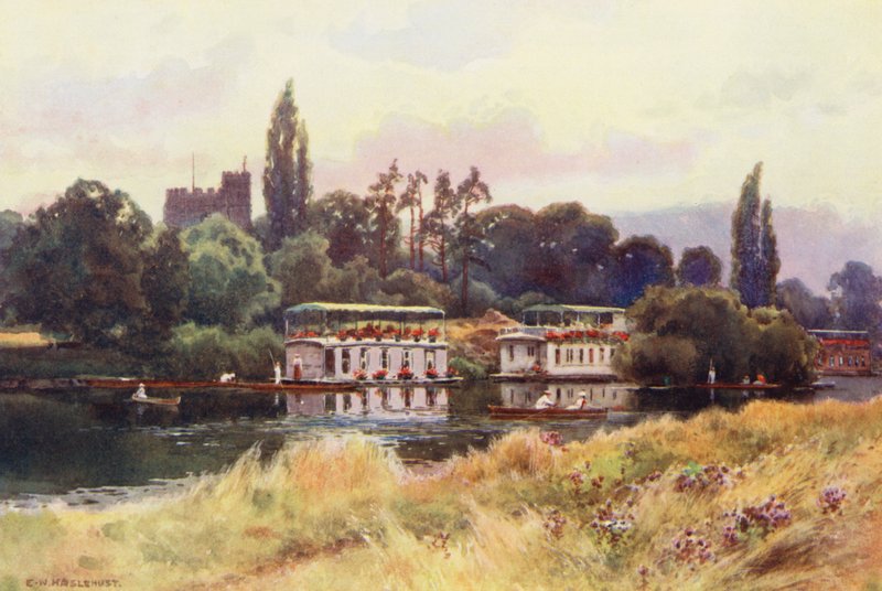 Thames-joki: Bray (värilitro) tekijältä Ernest William Haslehust
