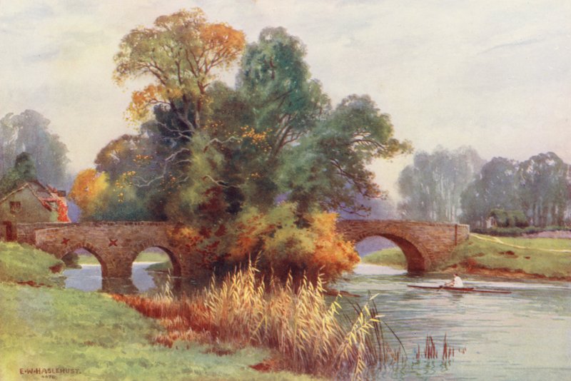 Thames-joki: Godstow (värilitra) tekijältä Ernest William Haslehust