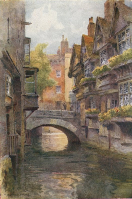 Canterbury Weavers (väri litho) tekijältä Ernest William Haslehust