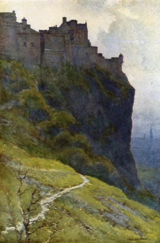 Linna (väri litho) tekijältä Ernest William Haslehust