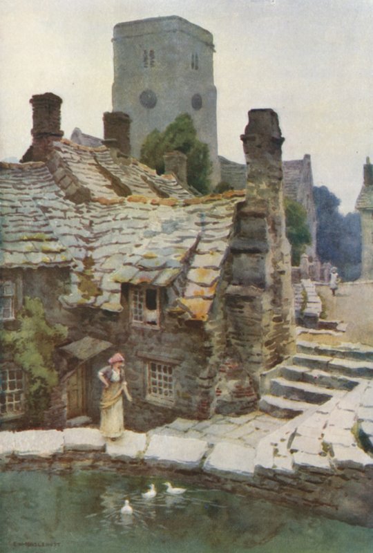 Mill Pond, Old Swanage (värijäsenet) tekijältä Ernest William Haslehust