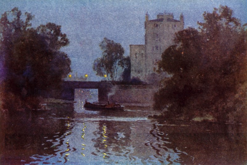 "Venetsia Lontoossa", Paddington (väri litho) tekijältä Ernest William Haslehust