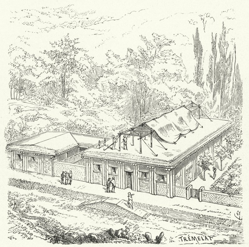 Muinaiset assyrialaiset asunnot tekijältä Eugene Emmanuel after Viollet le Duc