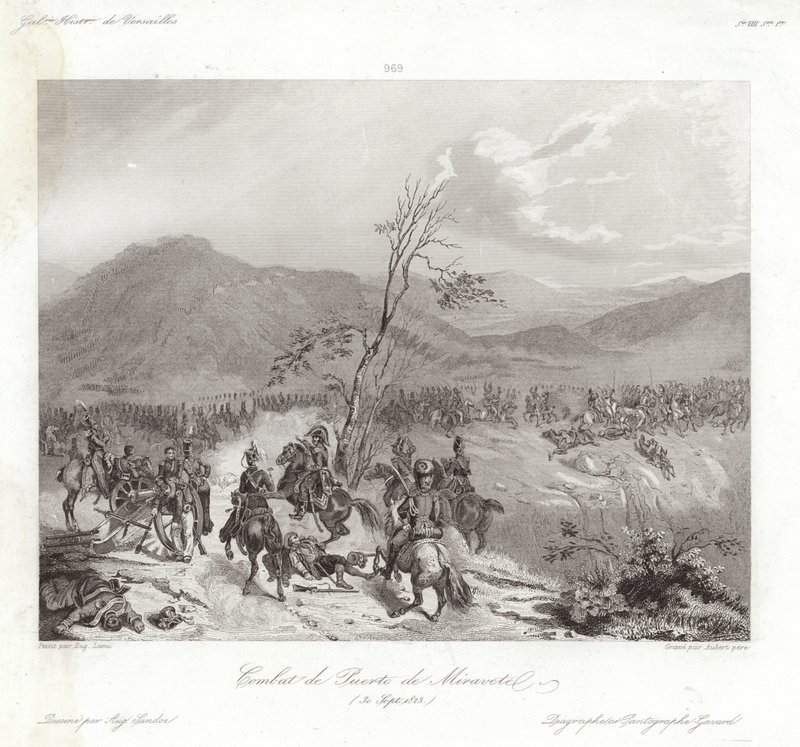 Taistelu Puerto de Miravetesta tekijältä Eugene Louis Lami