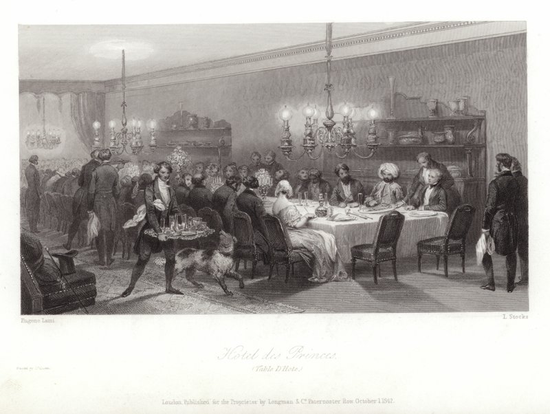 Hotelli des Princes tekijältä Eugene Louis Lami