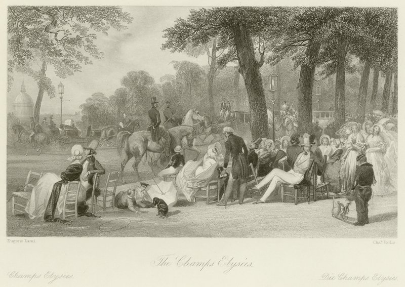 Champs Elysees tekijältä Eugene Louis Lami