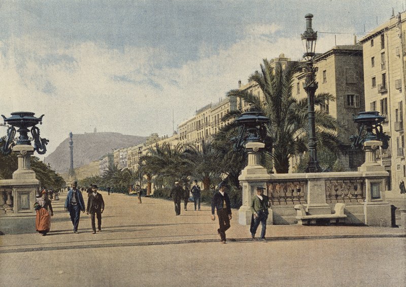 Barcelona, ​​Le Paseo De Colon tekijältä European Photographer