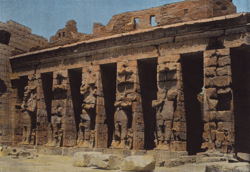Thebes, ensimmäinen Cour du Grand -temppeli tekijältä European Photographer