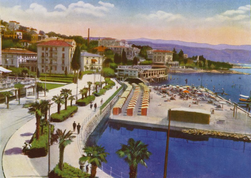 Opatija, nyt Opatija Kroatiassa: Slatina ja Savoia Beach (kuva) tekijältä European Photographer