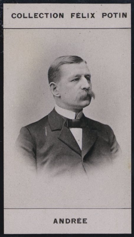 Auguste Andree (1854) (s/w valokuva) tekijältä European Photographer