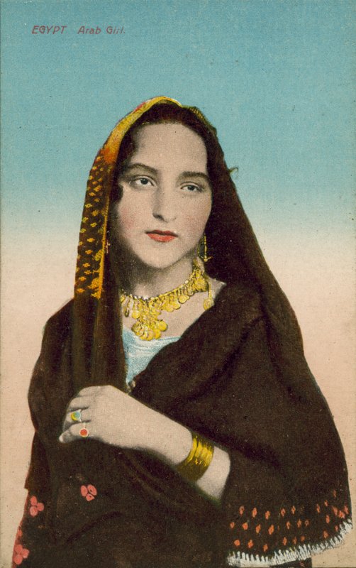 Egypti, arabityttö (värillinen kuva) tekijältä European Photographer