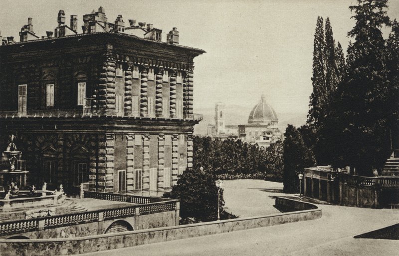 Italia, Firenze, Pitti Palace (m/w kuva) tekijältä European Photographer