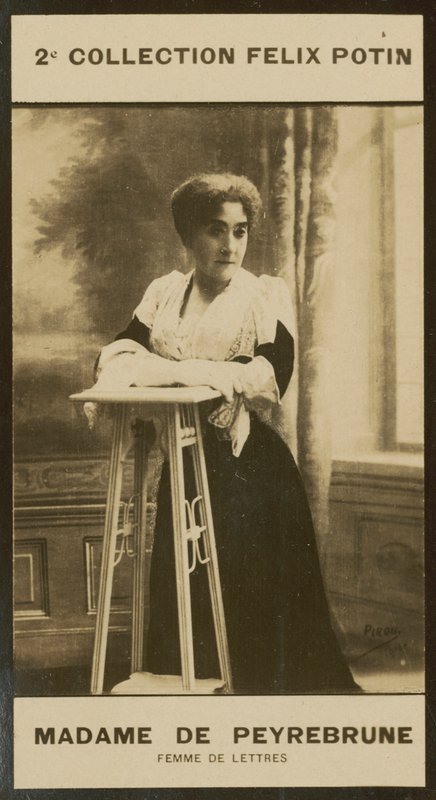 Madame Georges De Peyrebrune, kirjainten nainen tekijältä European Photographer