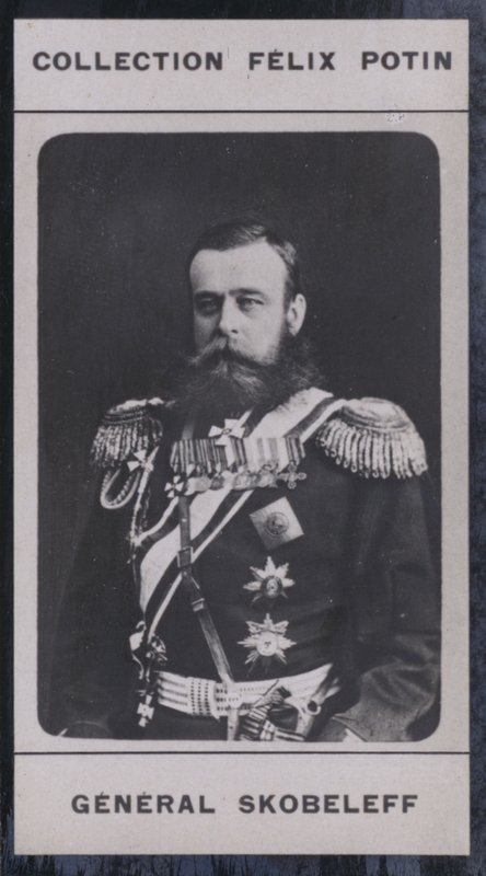 Michael-Dimitrievitch Skobeleff (1843-1882) (m/v valokuva) tekijältä European Photographer