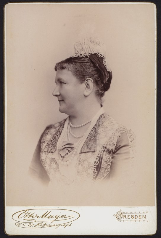 Muotokuva, Saksin viimeinen kuningatar, entinen Ruotsin prinsessa Carol (m/v kuva) tekijältä European Photographer