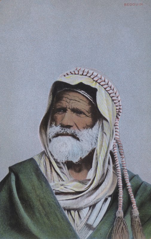 Beduiinimiehen muotokuva, Pohjois-Afrikka (värillinen kuva) tekijältä European Photographer