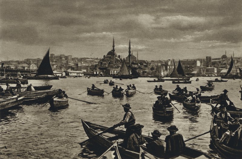 Turkki, Konstantinopoli, Kultaisella sarvella (m/w kuva) tekijältä European Photographer