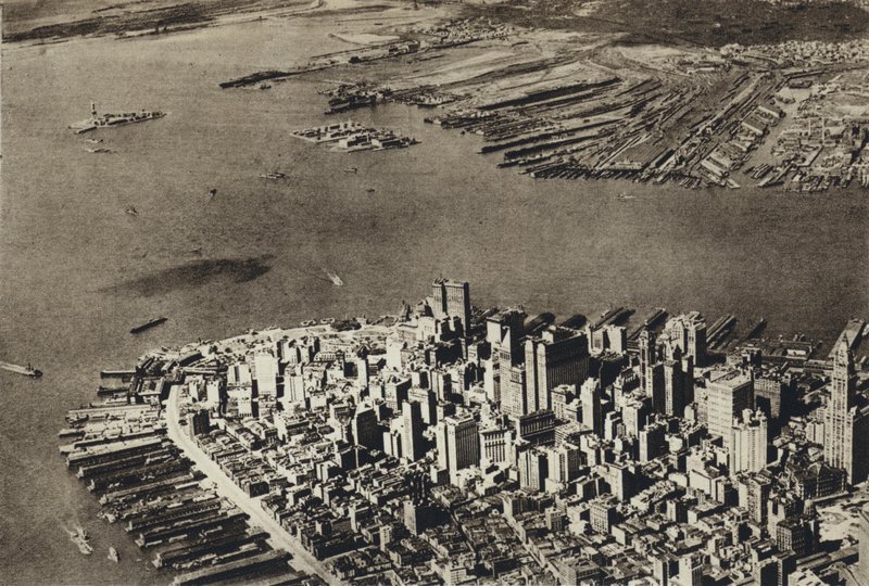 Yhdysvallat, New York, Manhattanin sydän (s/w-kuva) tekijältä European Photographer