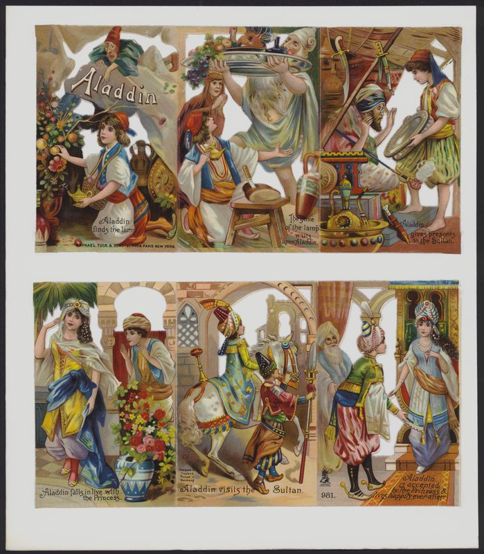 Aladdin (väri litho) tekijältä European School
