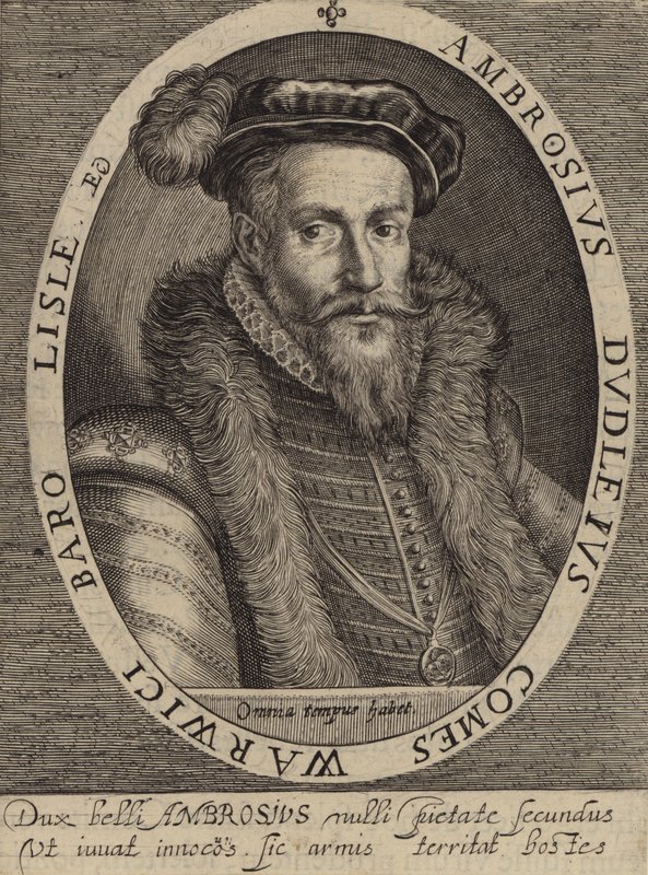 Ambrose Dudley, Warwickin kolmas jaarli (kaiverrus) tekijältä European School