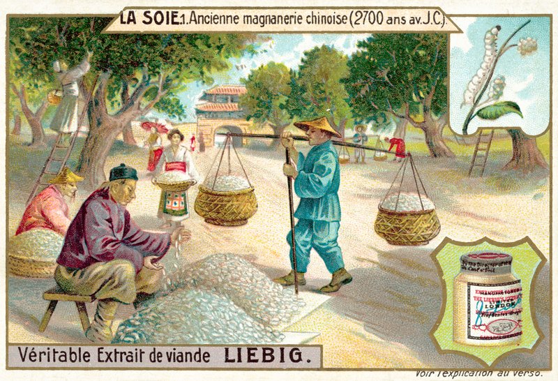 Muinainen kiinalainen magnanery, 2700 eKr. (chromolitho) tekijältä European School