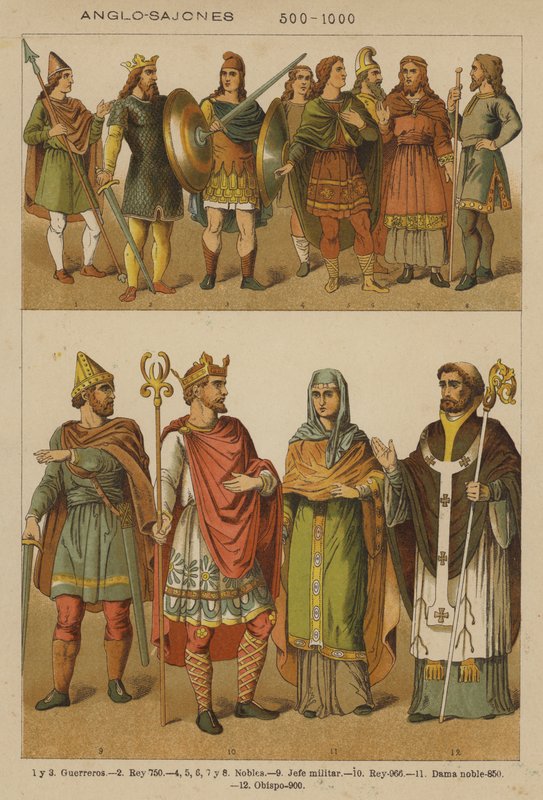 anglosaksit, 500-1000 (värijäseniä) tekijältä European School